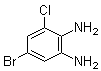 5-溴-3-氯-1,2-苯二胺分子结构 (CAS 16429-44-0)