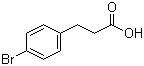 3-(4-溴苯基)丙酸分子结构 (CAS 1643-30-7)