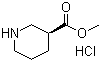 (S)-3-Piperidinecarboxylic acid methyl ester hydrochloride molecular structure (CAS 164323-84-6)