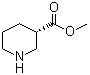 (R)-哌啶-3-甲酸甲酯分子结构 (CAS 164323-85-7)