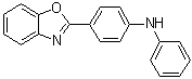 4-(2-苯并恶唑基)-N-苯基苯胺分子结构 (CAS 1643848-13-8)