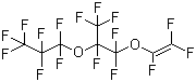 2-(全氟丙氧基)全氟丙基三氟乙烯基醚分子结构 (CAS 1644-11-7)