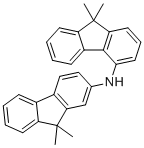 N-(9,9-二甲基-9H-芴-4-基)-9,9-二甲基-9H-芴-2-胺分子结构 (CAS 1644054-07-8)