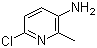 2-甲基-3-氨基-6-氯吡啶分子结构 (CAS 164666-68-6)
