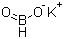 偏硼酸钾分子结构 (CAS 16481-66-6)