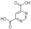 4,6-嘧啶二甲酸分子结构 (CAS 16490-02-1)