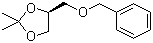 (S)-4-[(苄氧基)甲基]-2,2-二甲基-1,3-二氧戊环分子结构 (CAS 16495-03-7)