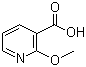 2-甲氧基烟酸分子结构 (CAS 16498-81-0)