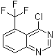 4-氯-5-(三氟甲基)喹唑啉分子结构 (CAS 16499-63-1)