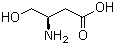 D-beta-高丝氨酸分子结构 (CAS 16504-57-7)