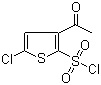 3-乙酰基-5-氯噻吩-2-磺酰氯分子结构 (CAS 165117-07-7)