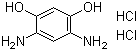 4,6-二氨基间苯二酚二盐酸盐分子结构 (CAS 16523-31-2)