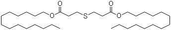 结构式 CAS# 16545-54-3, 3,3'-硫代二丙酸二(十四烷基)酯