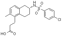 Terutroban分子结构 (CAS 165538-40-9)