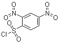 2,4-二硝基苯磺酰氯分子结构 (CAS 1656-44-6)