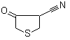 structure of CAS# 16563-14-7, 4-Cyanotetrahydro-3-thiophenone