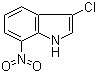 3-氯-7-硝基吲哚分子结构 (CAS 165669-14-7)