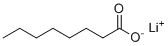 辛酸锂分子结构 (CAS 16577-52-9)