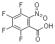 2-硝基-3,4,5,6-四氟苯甲酸分子结构 (CAS 16583-08-7)