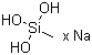 甲基硅三醇钠盐分子结构 (CAS 16589-43-8)