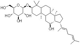 异人参皂苷 Rh3分子结构 (CAS 166040-90-0)