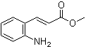 3-(2-氨基苯基)-2-丙烯酸甲酯分子结构 (CAS 1664-62-6)
