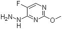 5-氟-4-肼基-2-甲氧基嘧啶分子结构 (CAS 166524-64-7)