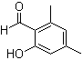 2-羟基-4,6-二甲基苯甲醛分子结构 (CAS 1666-02-0)
