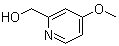 4-甲氧基-2-吡啶甲醇分子结构 (CAS 16665-38-6)
