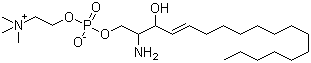 structure of CAS# 1670-26-4, D-Erythro-sphingosylphosphorylcholine