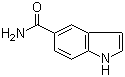 1H-吲哚-5-甲酰胺分子结构 (CAS 1670-87-7)