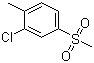 2-氯-4-(甲磺酰基)甲苯分子结构 (CAS 1671-18-7)