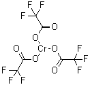 三(三氟乙酸)铬分子结构 (CAS 16712-29-1)