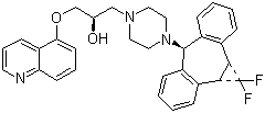 Zosuquidar分子结构 (CAS 167354-41-8)