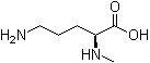 N2-甲基-L-鸟氨酸分子结构 (CAS 16748-29-1)
