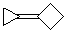 环丙亚基环丁烷分子结构 (CAS 16764-72-0)