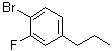 1-溴-2-氟-4-丙基苯分子结构 (CAS 167858-56-2)