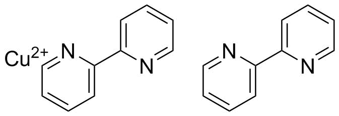 Bis(2,2'-bipyridine)copper molecular structure (CAS 16787-11-4)