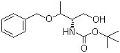 Boc-O-苄基-D-苏氨醇分子结构 (CAS 168034-31-9)