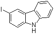 3-碘-9H-咔唑分子结构 (CAS 16807-13-9)