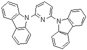 2,6-Bis(carbazol-9-yl)pyridine molecular structure (CAS 168127-49-9)