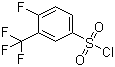 4-氟-3-三氟甲基苯磺酰氯分子结构 (CAS 1682-10-6)
