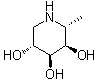 (2R,3R,4S,5R)-2-甲基-3,4,5-哌啶三醇分子结构 (CAS 168252-99-1)