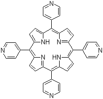5,10,15,20-四(4-吡啶基)卟啉分子结构 (CAS 16834-13-2)