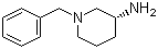 (R)-3-氨基-1-苄基哌啶分子结构 (CAS 168466-84-0)