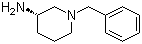 结构式 CAS# 168466-85-1, (S)-1-苄基-3-氨基哌啶