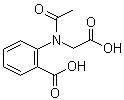 2-[Acetyl(carboxymethyl)amino]benzoic acid molecular structure (CAS 16851-69-7)