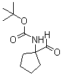 (1-甲酰基环戊基)氨基甲酸叔丁酯分子结构 (CAS 168539-99-9)