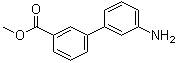 3'-氨基-[1,1'-联苯]-3-羧酸甲酯分子结构 (CAS 168619-25-8)
