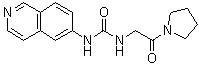 N-6-Isoquinolinyl-N'-[2-oxo-2-(1-pyrrolidinyl)ethyl]urea molecular structure (CAS 1687736-54-4)